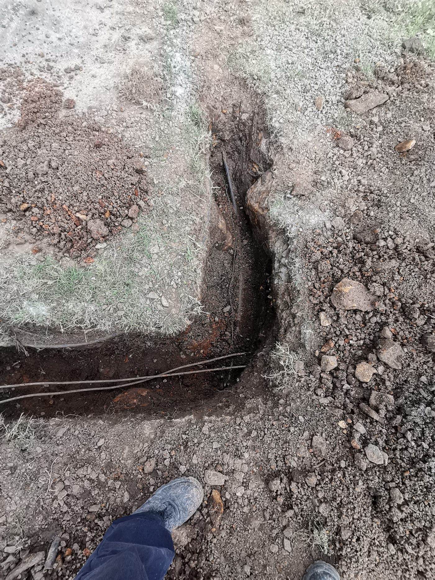 Underground cable route